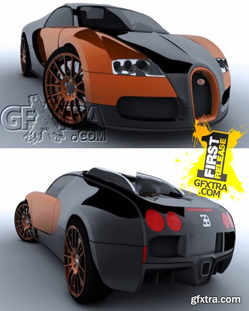 3D Model - Bugatti Veyron SS