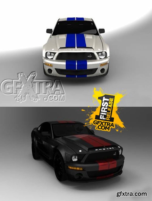 3D Model - Mustang GT500kr