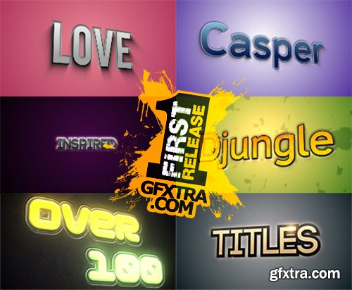 Videohive Mega Title Pack 01: 100 in 1 & Construction Kit 4662535