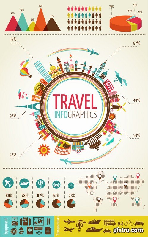 Stock Vector - Travel Infographics