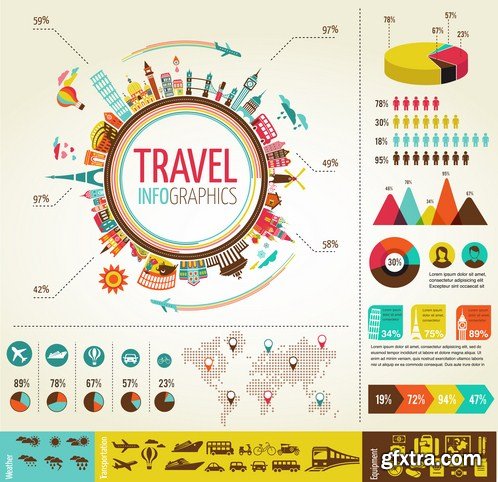 Stock Vector - Travel Infographics