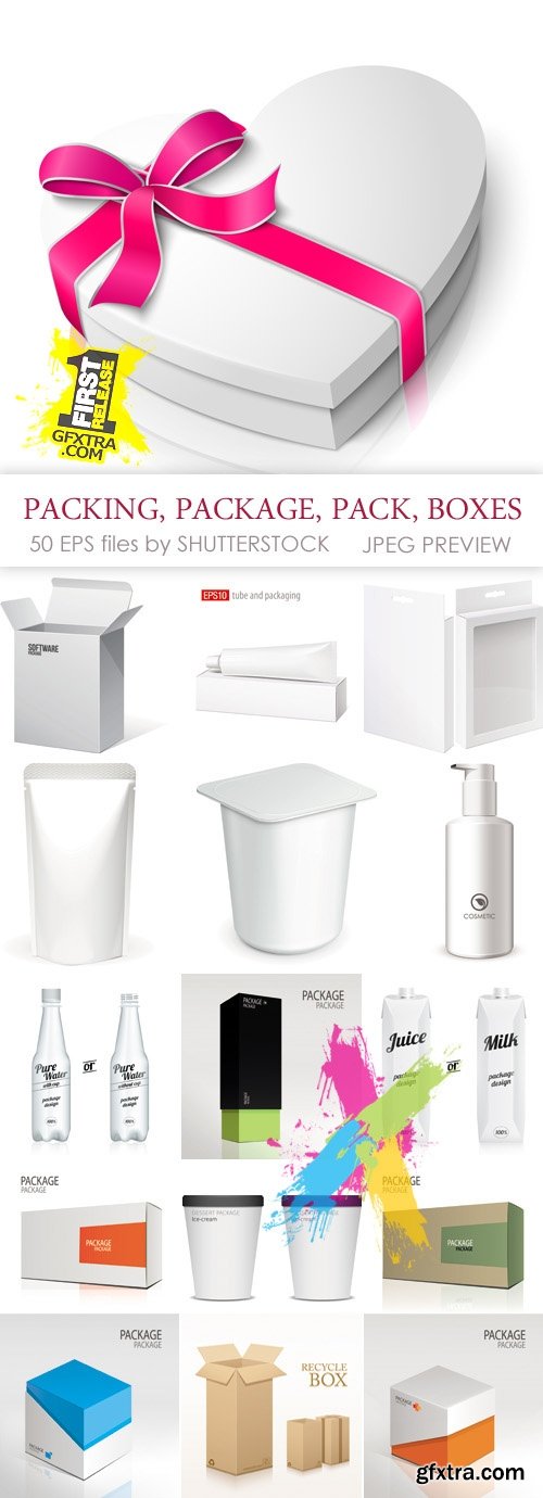 Stock Photo - Pack, Package, Packing, Packaging, Boxes