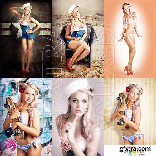 INGIMAGE - Pin-up Girls Stock Photos