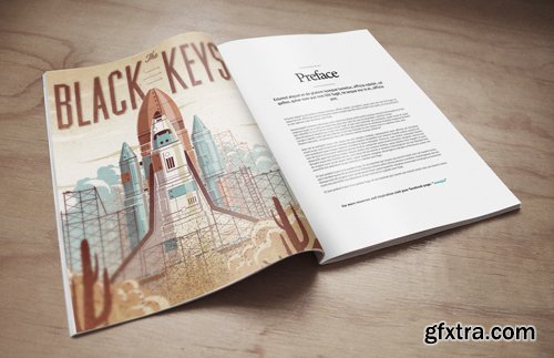 Creative Magazine Mockup Template