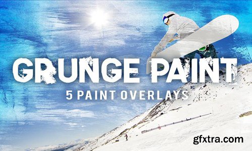 5 Grungy Paint Overlay Textures