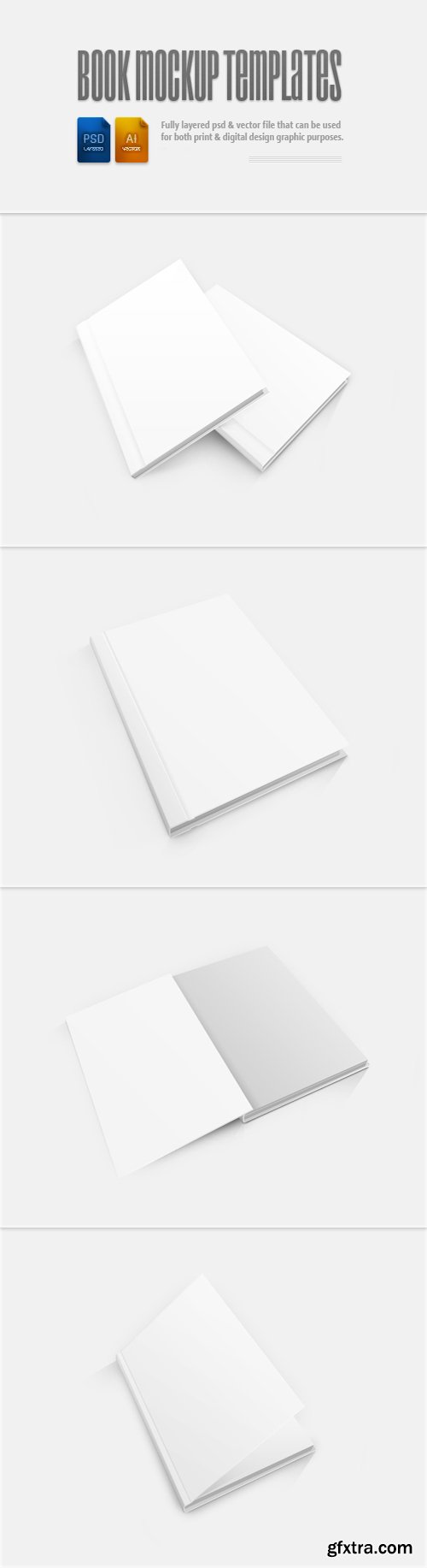 Book Mockup Template (Psd)