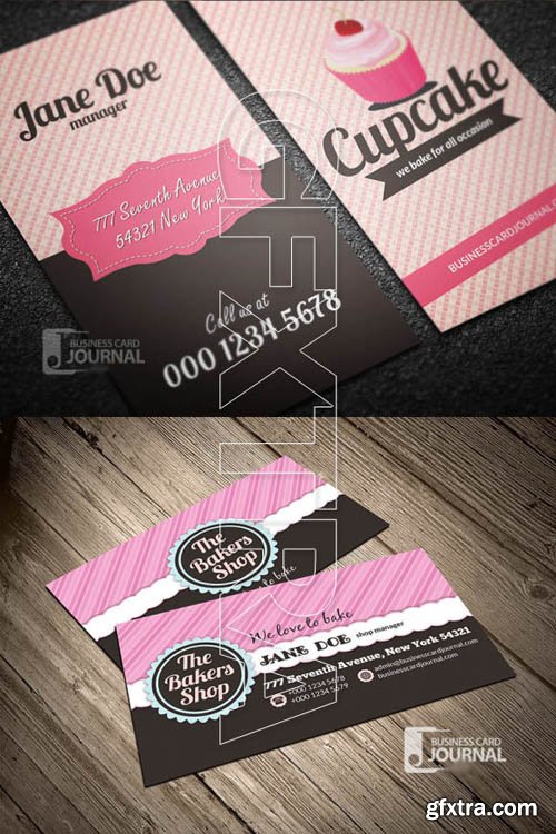 2 Bakery Business Card Templates