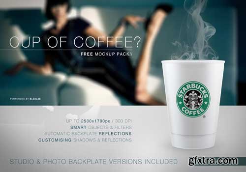 STARBUCKS Style Cup Mockup