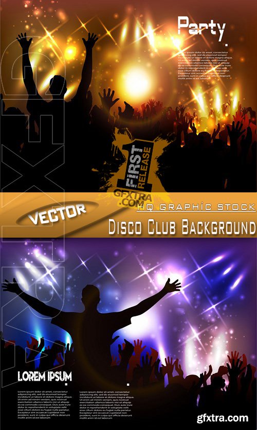 Stock Vector - Disco Club Background