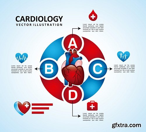 Medical Infographics Elements - 25x EPS