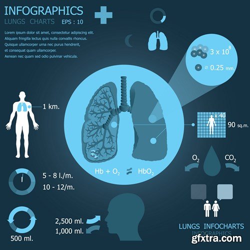 Medical Infographics Elements - 25x EPS