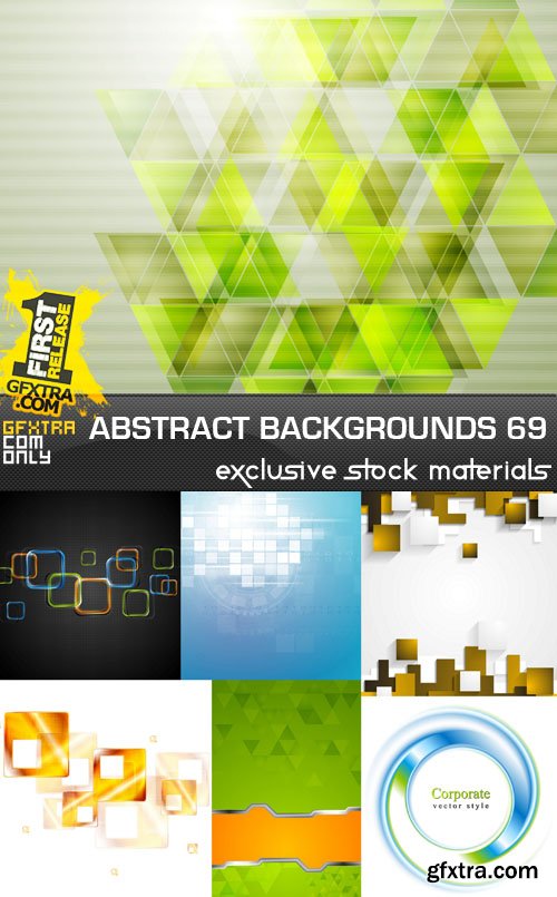 Collection of Vector Abstract Backgrounds Vol.69, 25xEPS