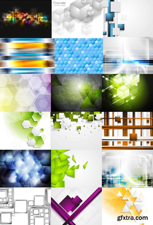 Collection of Vector Abstract Backgrounds Vol.69, 25xEPS