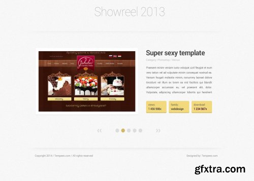 PSD Template - Showreel