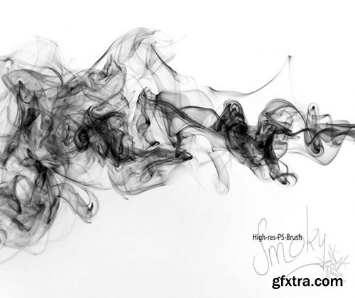 PSD Source - Smoke Brush