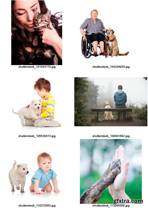 Amazing SS - People with Animals, 25xJPGs