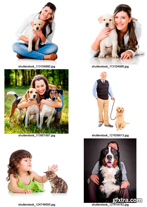 Amazing SS - People with Animals, 25xJPGs