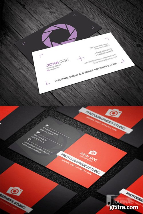 2 Photographer Business Cards