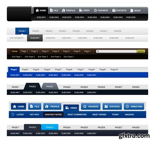 Web Interface Design - 36x EPS