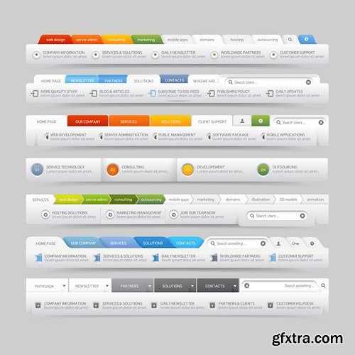 Web Interface Design - 36x EPS