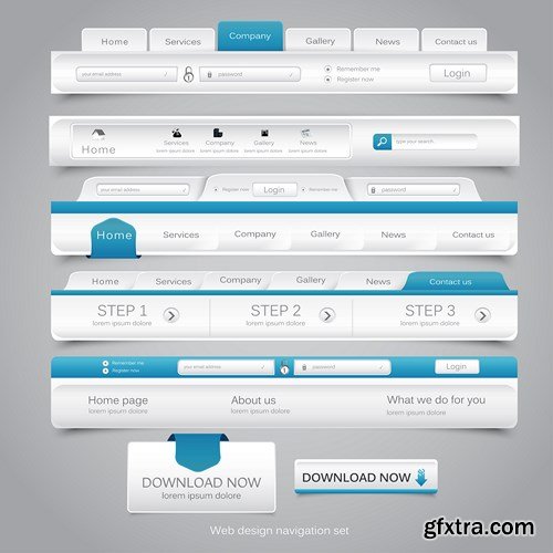 Web Interface Design - 36x EPS