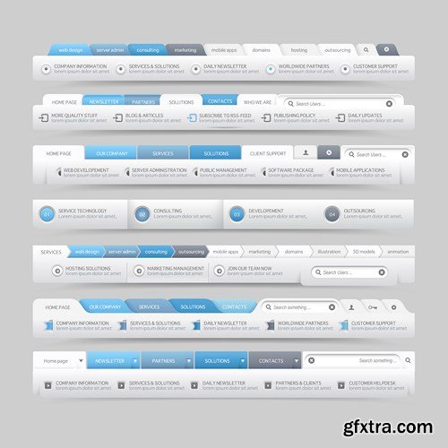 Web Interface Design - 36x EPS