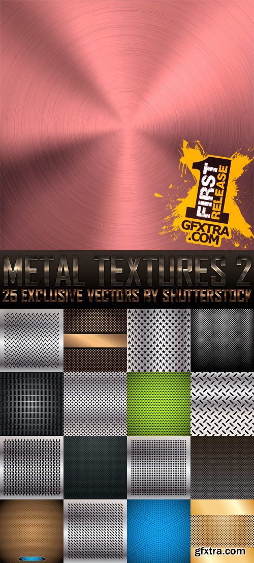 Amazing SS - Metal Textures 2, 25xEPS