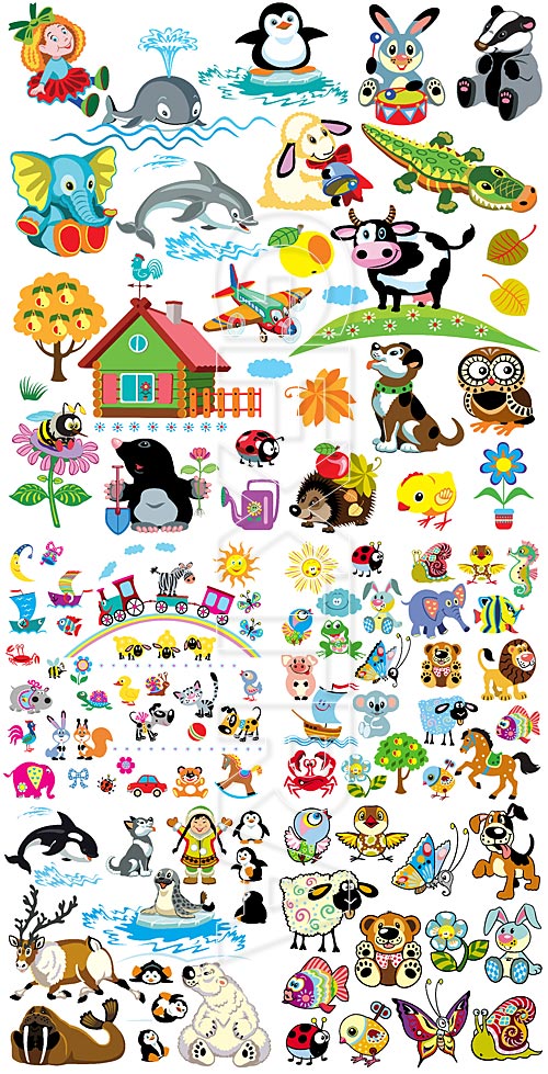 Vector illustrations for children