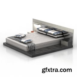 3D Bed Collection, 25x3ds+.max