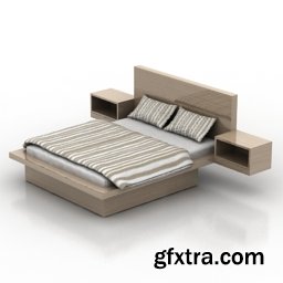 3D Bed Collection, 25x3ds+.max