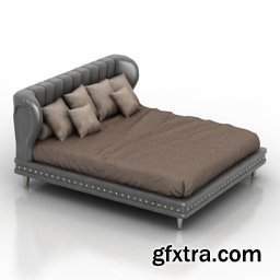 3D Bed Collection, 25x3ds+.max