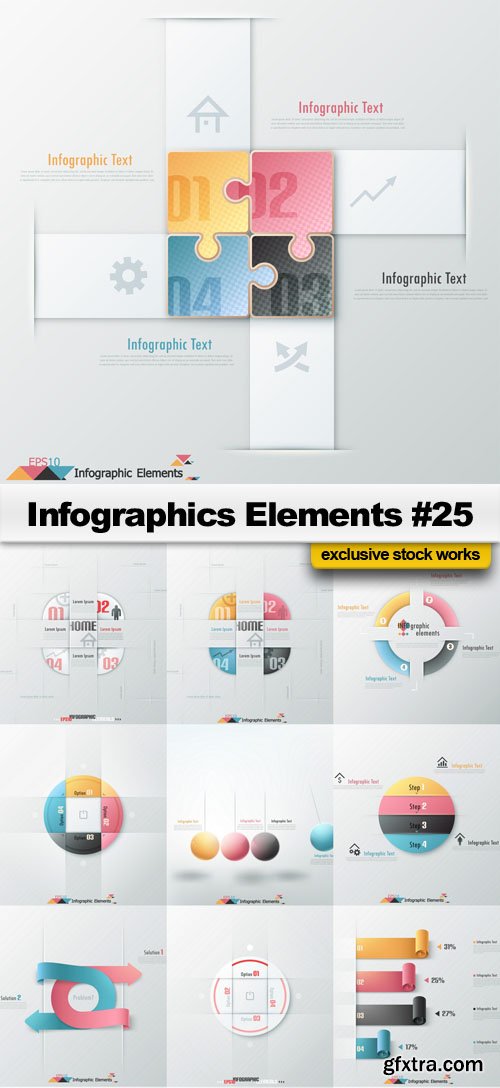 Infographics Elements #24 - 25x EPS