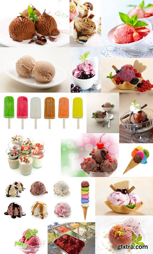 Ice Cream Collection 2, 25 UHQ JPEG