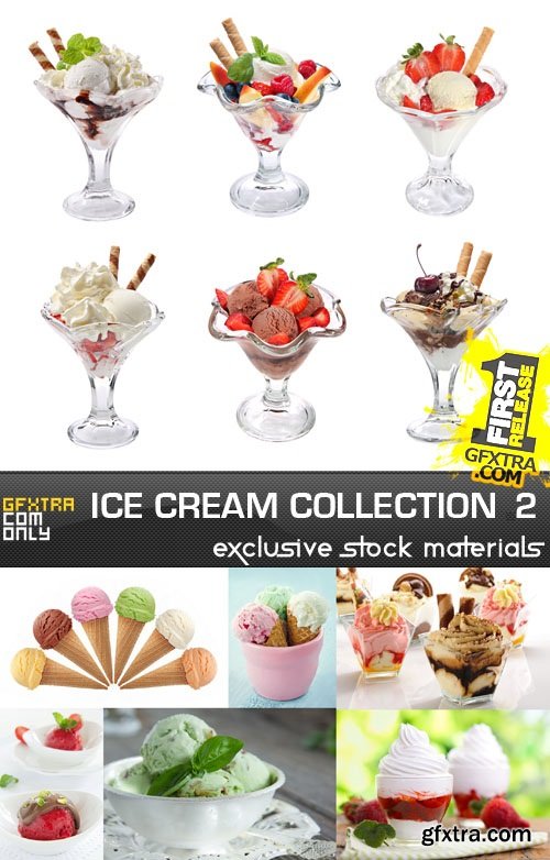 Ice Cream Collection 2, 25 UHQ JPEG