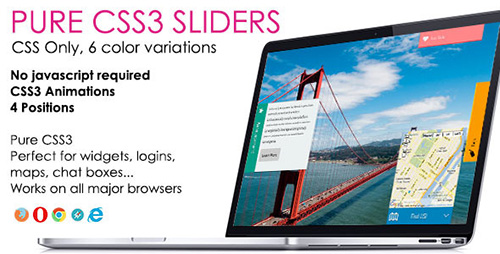 CodeСanyon - Pure CSS3 Sliders v1.0