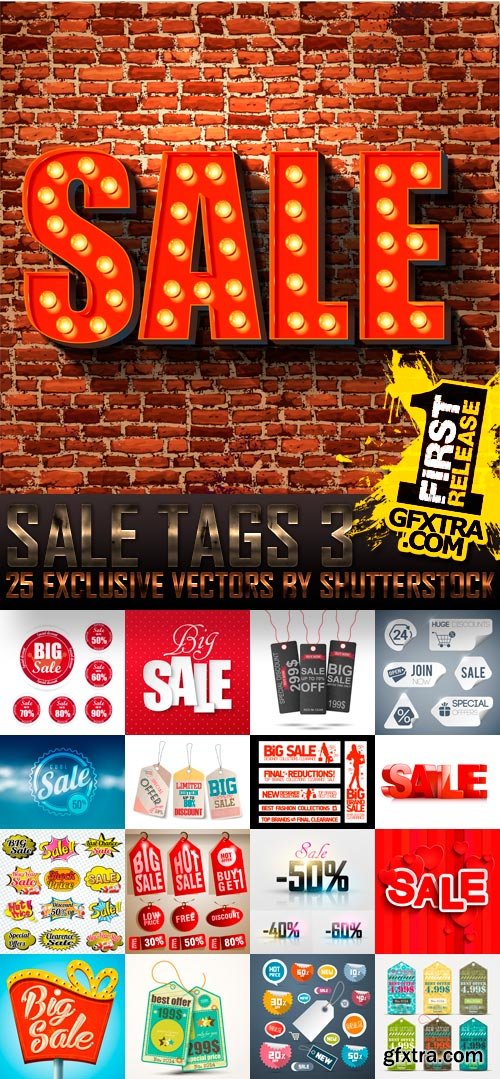 Amazing SS - Sale Tags 3, 25xEPS