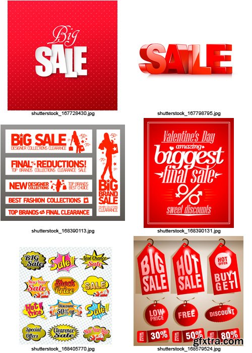 Amazing SS - Sale Tags 3, 25xEPS