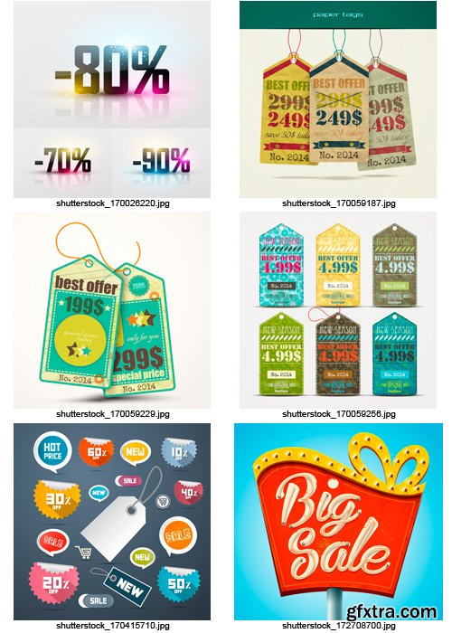 Amazing SS - Sale Tags 3, 25xEPS