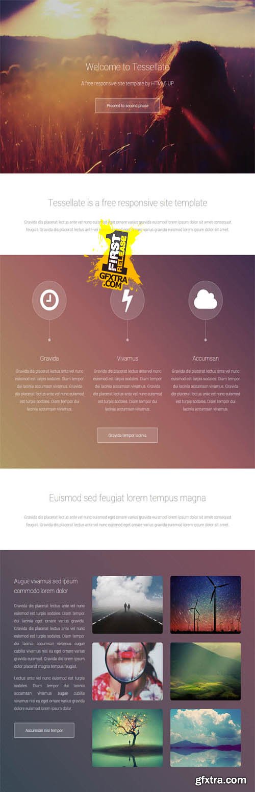 Tessellate – Premium Responsive Site Template