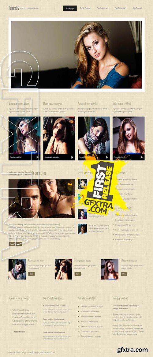 Tapestry – HTML5 Responsive Template