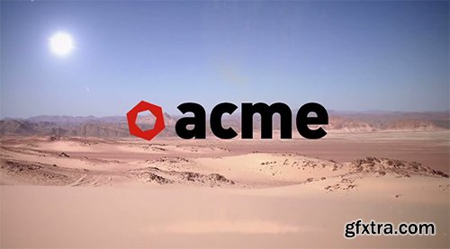 Windy Desert Sand Logo Reveal After Effects Project
