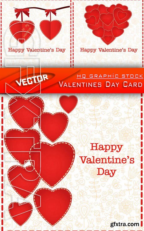 Stock Vector - Valentines Day Card