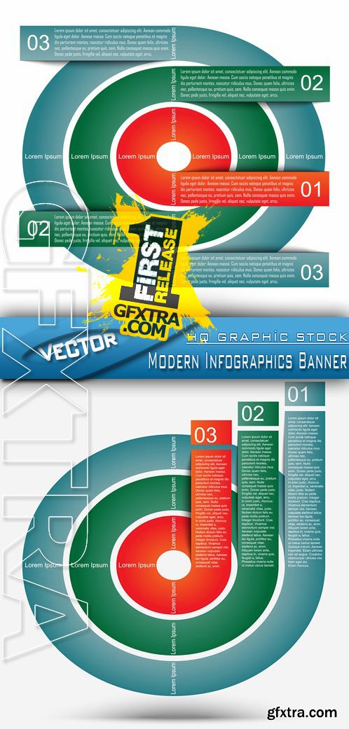 Stock Vector -Modern Infographics Banner