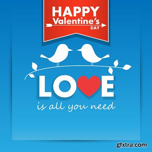 Stock Vector - Valentine Day Backround