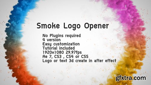 Videohive Smoke Logo Opener 3154399