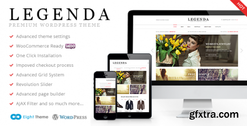 ThemeForest - Legenda v.1.3 - Responsive Multi-Purpose WordPress Theme