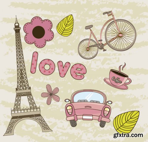 Paris Country Love 25xEPS