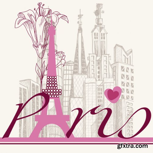 Paris Country Love 25xEPS