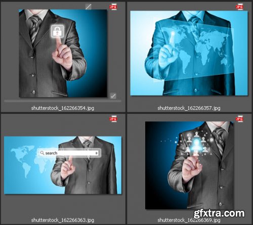 Stock Photos - Business Network, 25xJPG