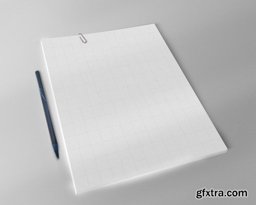 A4 Paper Mock up Template